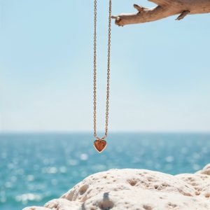 Crystal Heart Pendant Necklace